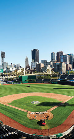 Aerial view of PNC Park