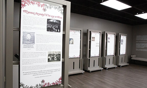 Exhibit at the Holocaust Center