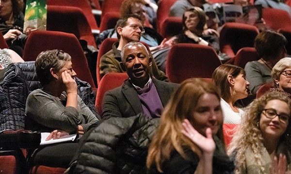 People in theater