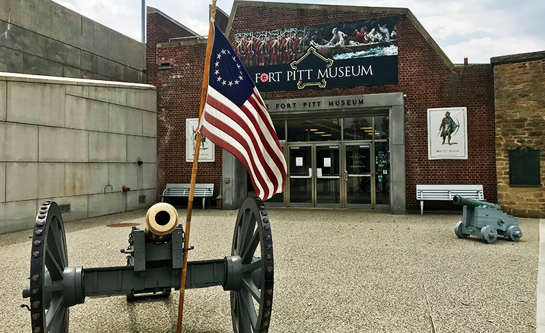 Exterior of the Fort Pitt Museum in Point State Park
