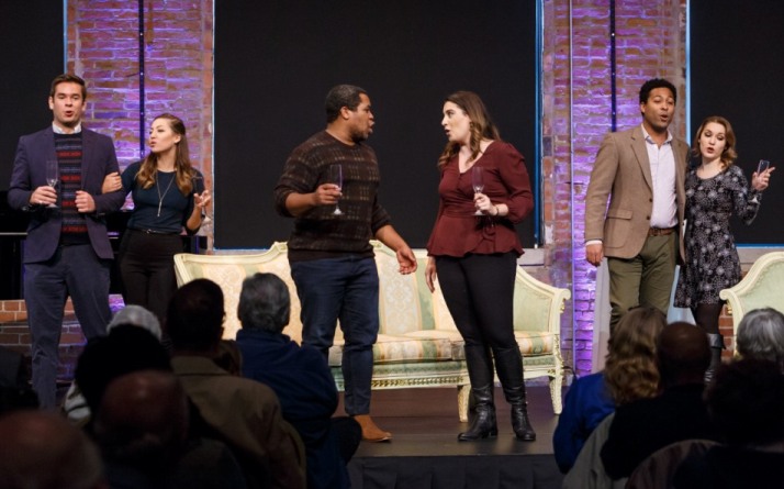 Performers in Pittsburgh Opera's Brown Bag Concert