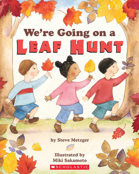 Cover of the book "We're Going on a Leaf Hunt"