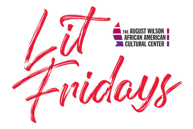 Logo for Lit Fridays with the August Wilson African American Cultural Center
