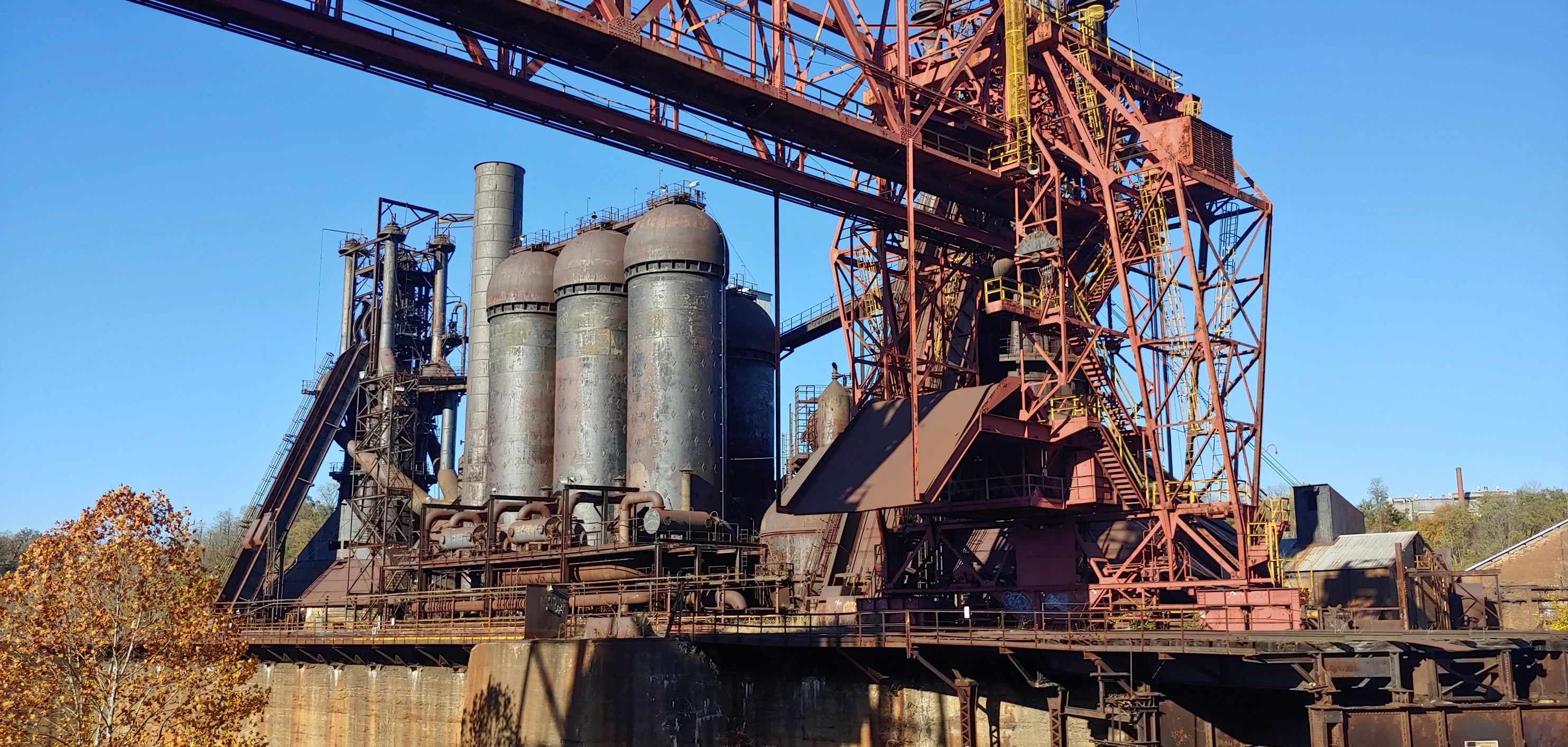Photograph of the Carrie Blast Furnaces