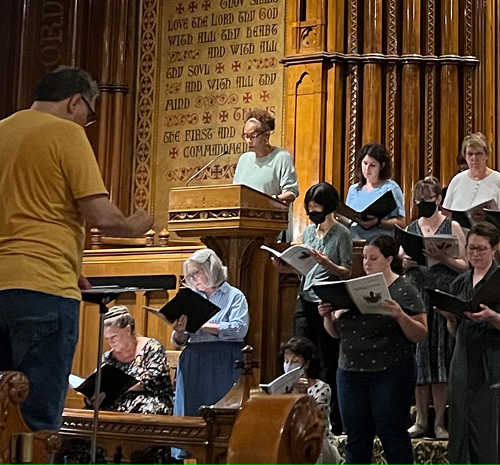 Group of women singing