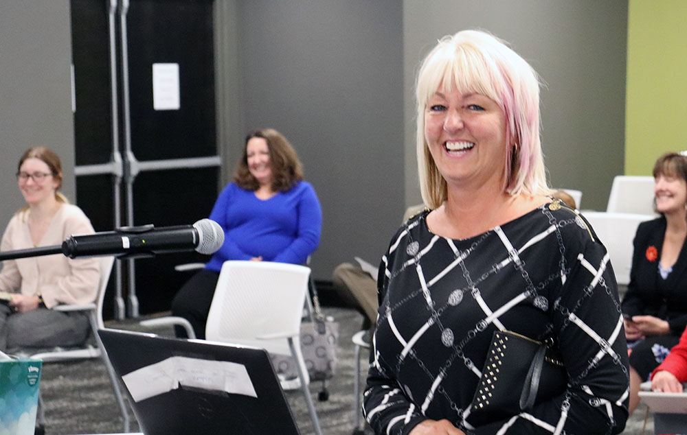 New RAD Citizens Advisory Board member Judy Freeman smiling at the camera
