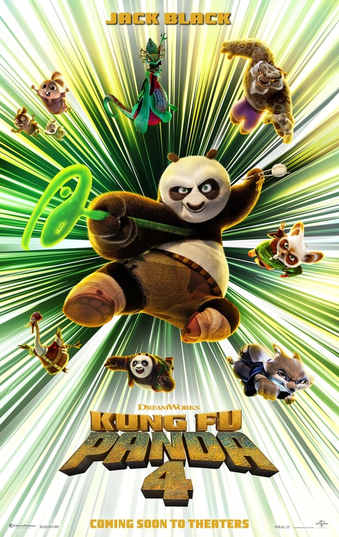 Kung Fu Panda 4 movie poster.