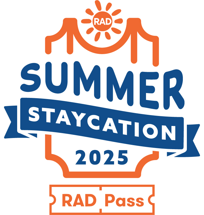 RAD Summer Staycation 2025 logo